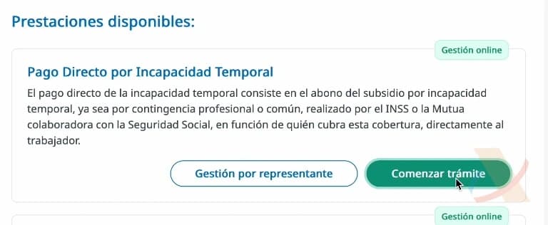Ibermutua Pago Directo por Incapacidad Temporal