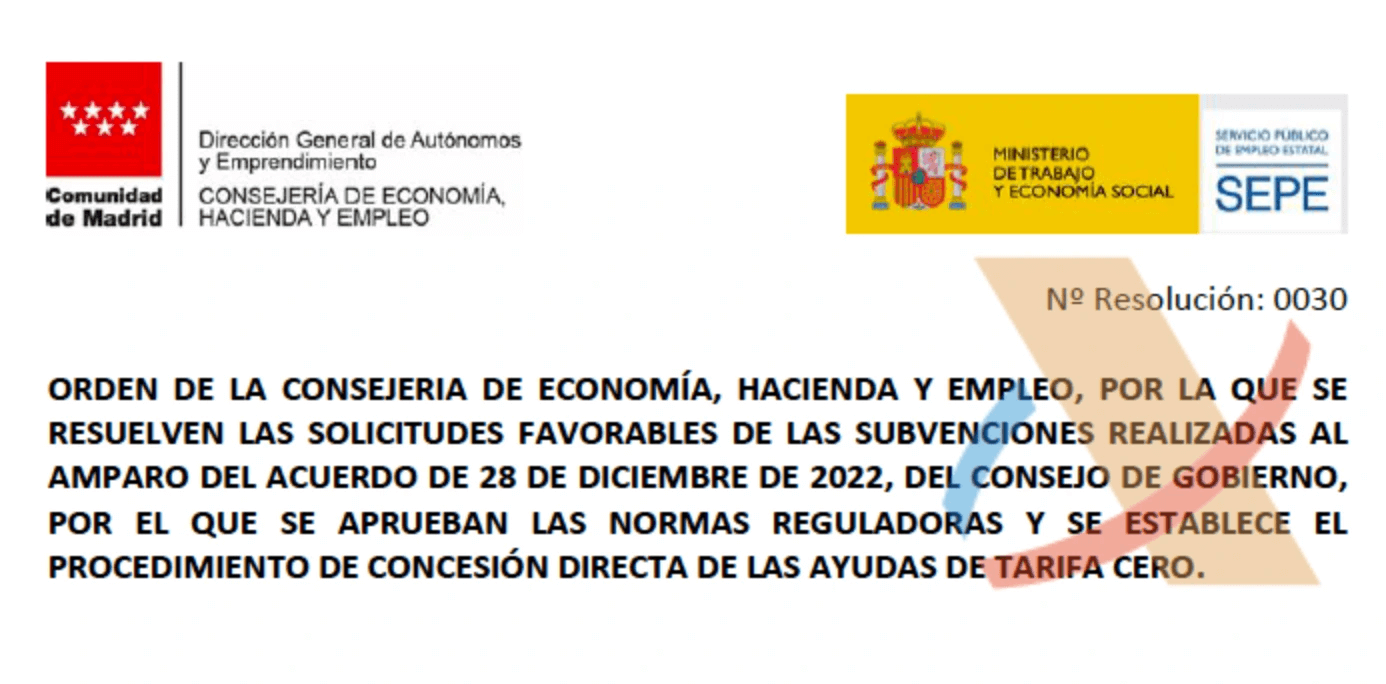 Madrid Cuota Cero result